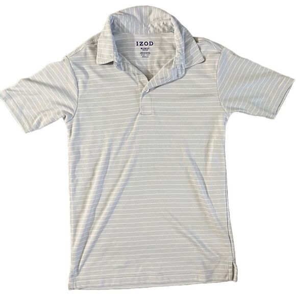 Boys Izod Striped Athletic Polo Shirt - Picture 1 of 2